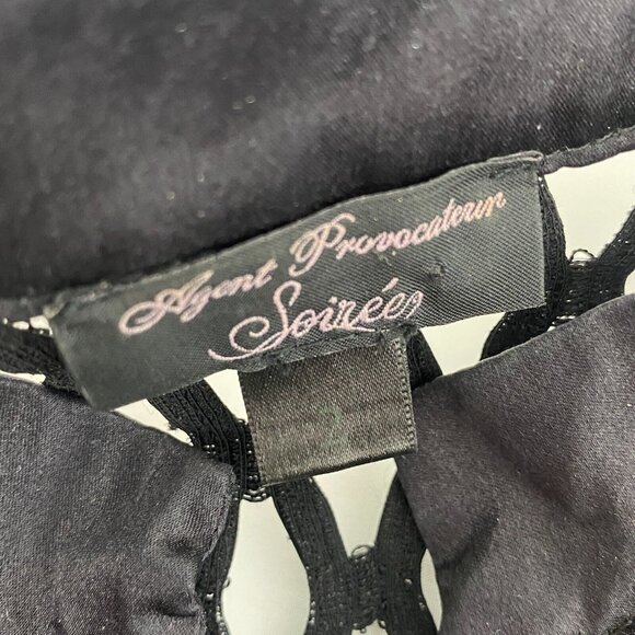 Agent Provocateur Jasmyna Black Fishnet Dress AP2 Small - Picture 6 of 12